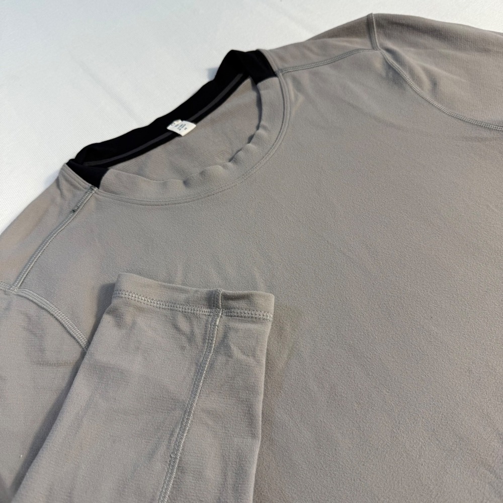 Lululemon Athletica Gray Long Sleeve Athleisure Athletic Top Size‎ S